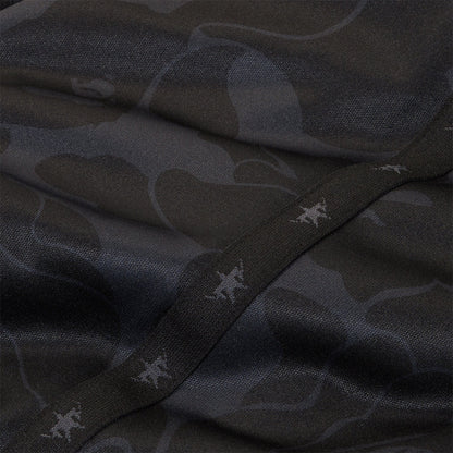 A Bathing Ape Solid Camo Bathing Ape Logo Relaxed Fit Sweat Pants (Black)