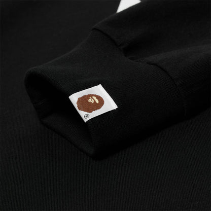 A Bathing Ape College Long Sleeve Tee (Black)