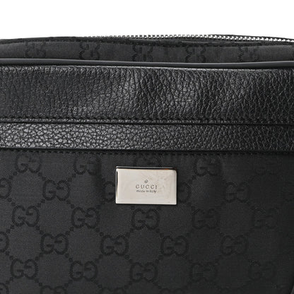Nylon Monogram Belt Bag Black