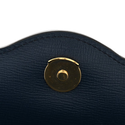 Azalea Calfskin Web Monochrome Mini Horsebit 1955 Chain Shoulder Bag Blue
