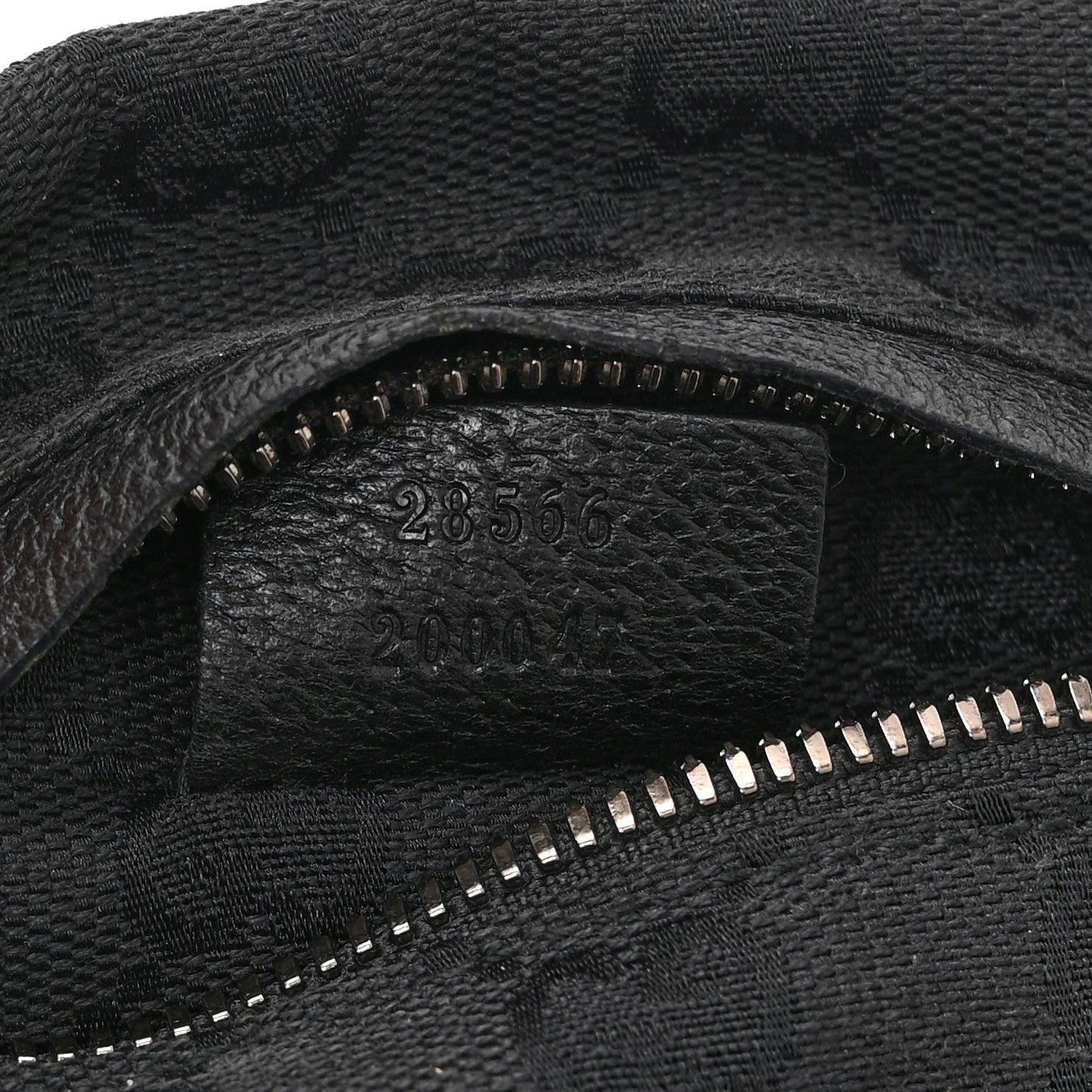 GG Monogram Double Pocket Belt Bag Black