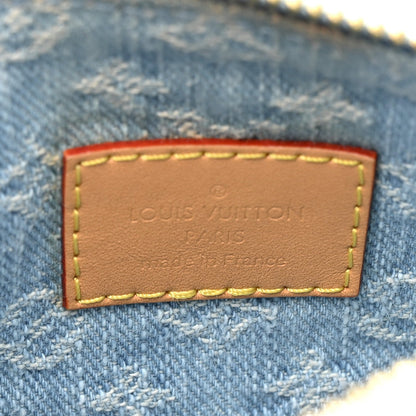 Monogram Denim Nano Speedy Sky Blue