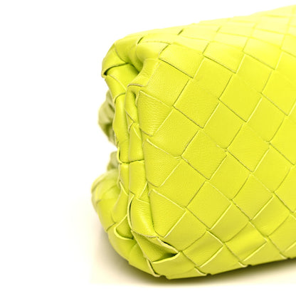 Nappa Maxi Intrecciato Teen Pouch Acid Kiwi