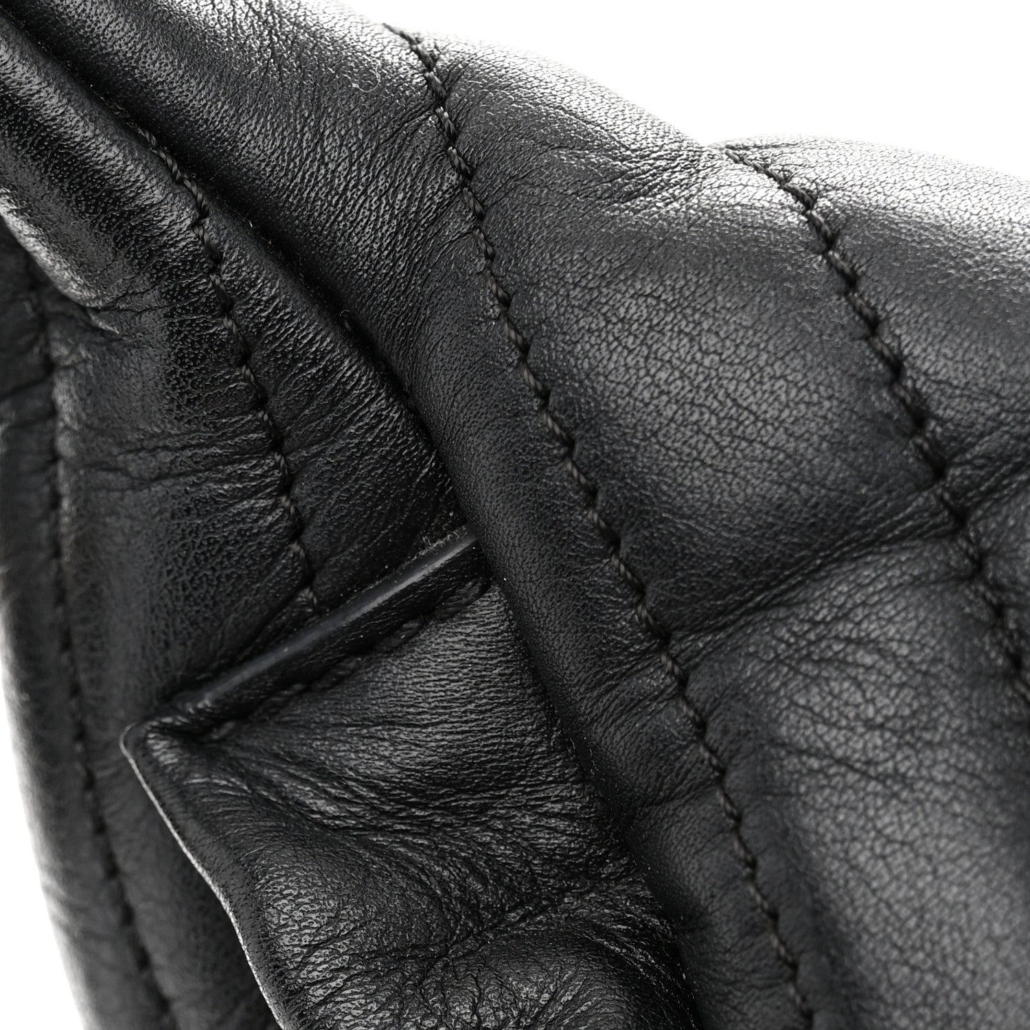 Calfskin Quilted New Wave Bumbag Black