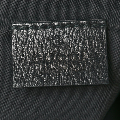 Nylon Retro Patch Convertible Belt Bag Black