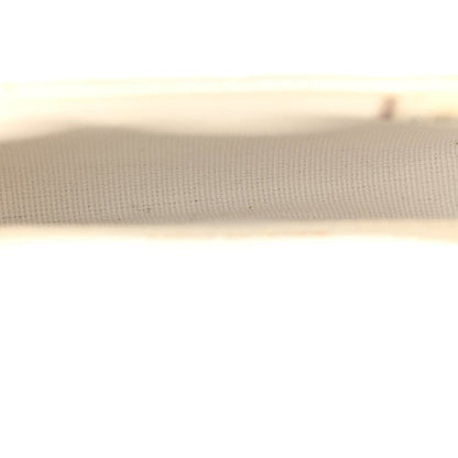 Shiny Caviar Quilted Chain Melody Belt Bag White