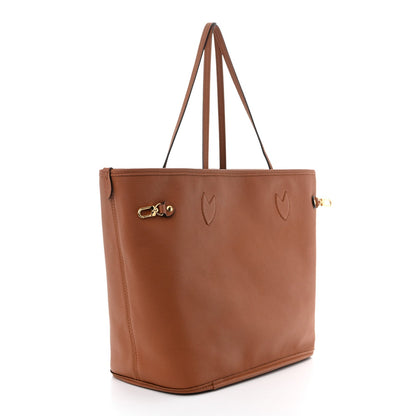 Monogram Calfskin Neo Neverfull Inside Out MM Tan