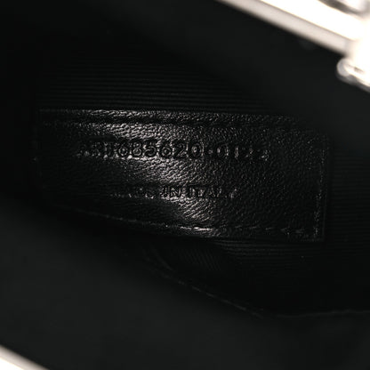 Lambskin Mini Sac Charniere Black