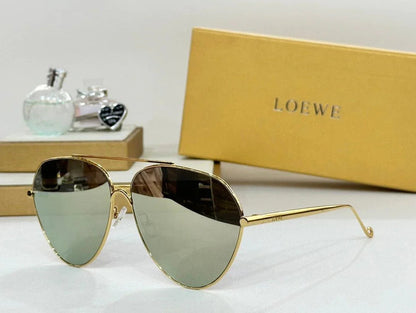 LOEWE Loewe Metal Aviator LW 40067U 30G Unisex Sunglasses ✨