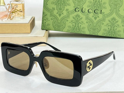 Gucci GG0974S Sunglasses Women Rectangle 49mm  ✨