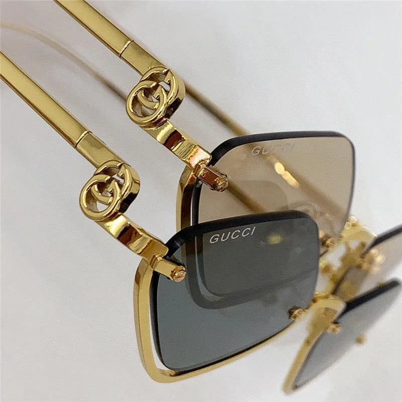 Gucci Geometric Frame GG 1604 S-004 Women's Sunglasses ✨