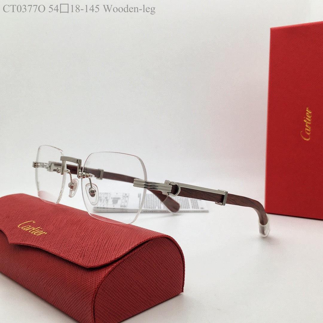 Cartier CT 0377O-NVt Optical Wooden frame 53-21-145  $2945 ✨
