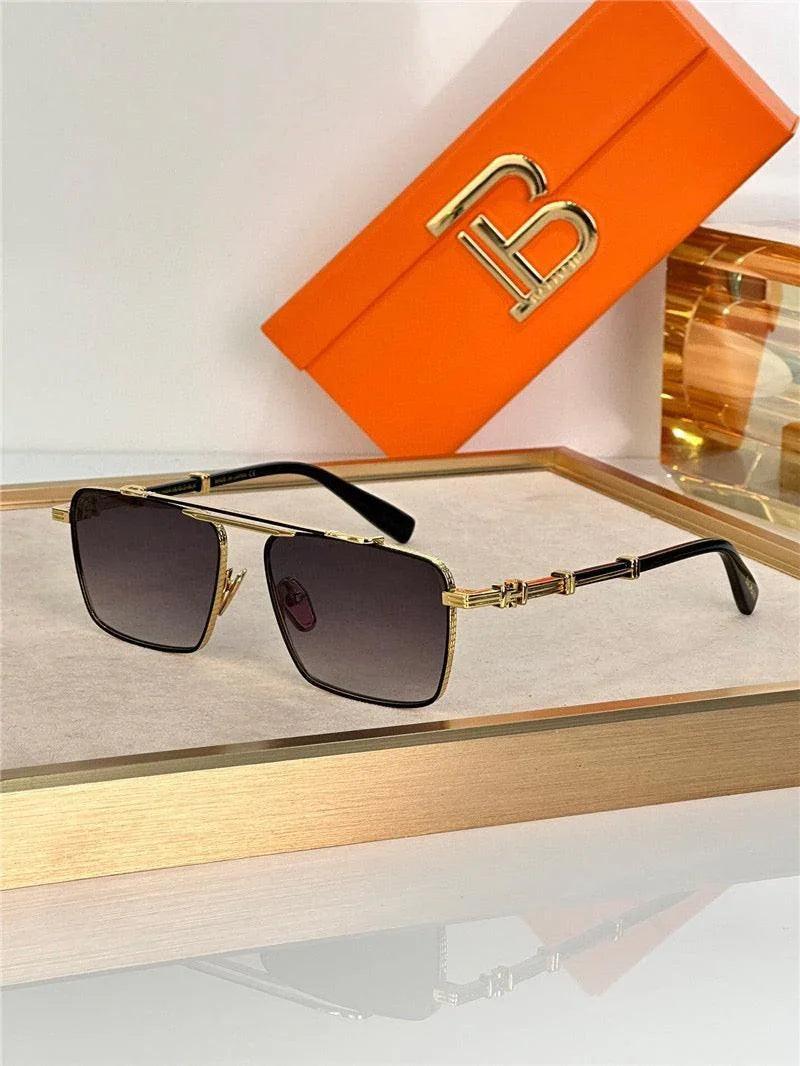 BALMAIN BPS-149C Gold-Silver Sunglasses  ✨