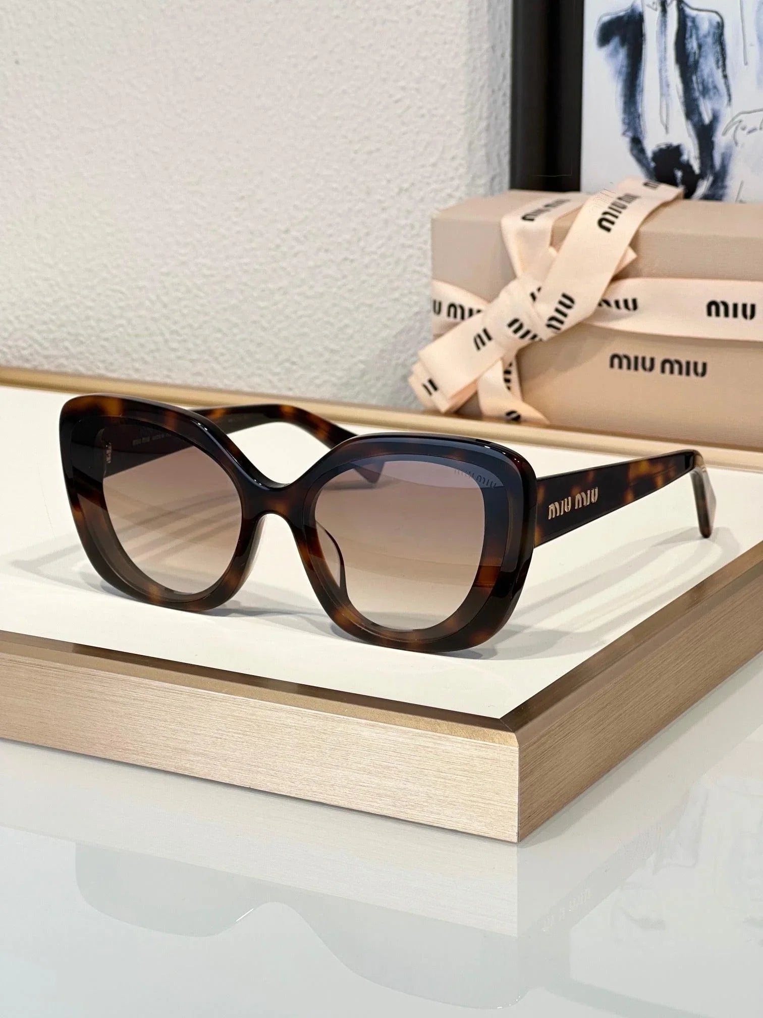 New Season Miu Miu LOGO SMU 06X Women's Sunglasses✨