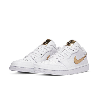 Air Jordan 1 Retro Low ‘White Metallic Gold’