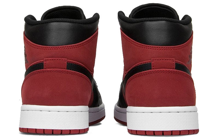 Air Jordan 1 Mid ‘Reverse Banned Gym Red Black’