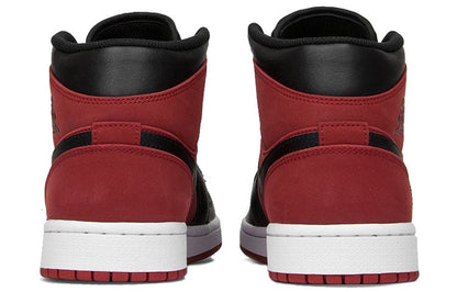 Air Jordan 1 Mid ‘Reverse Banned Gym Red Black’