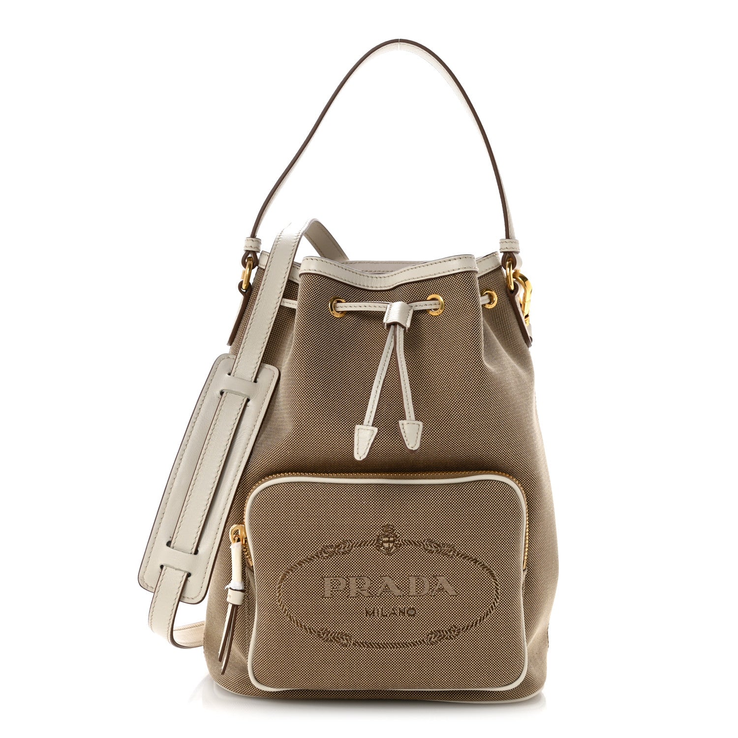 Jacquard Logo Mini Bucket Crossbody Bag Corda Talco