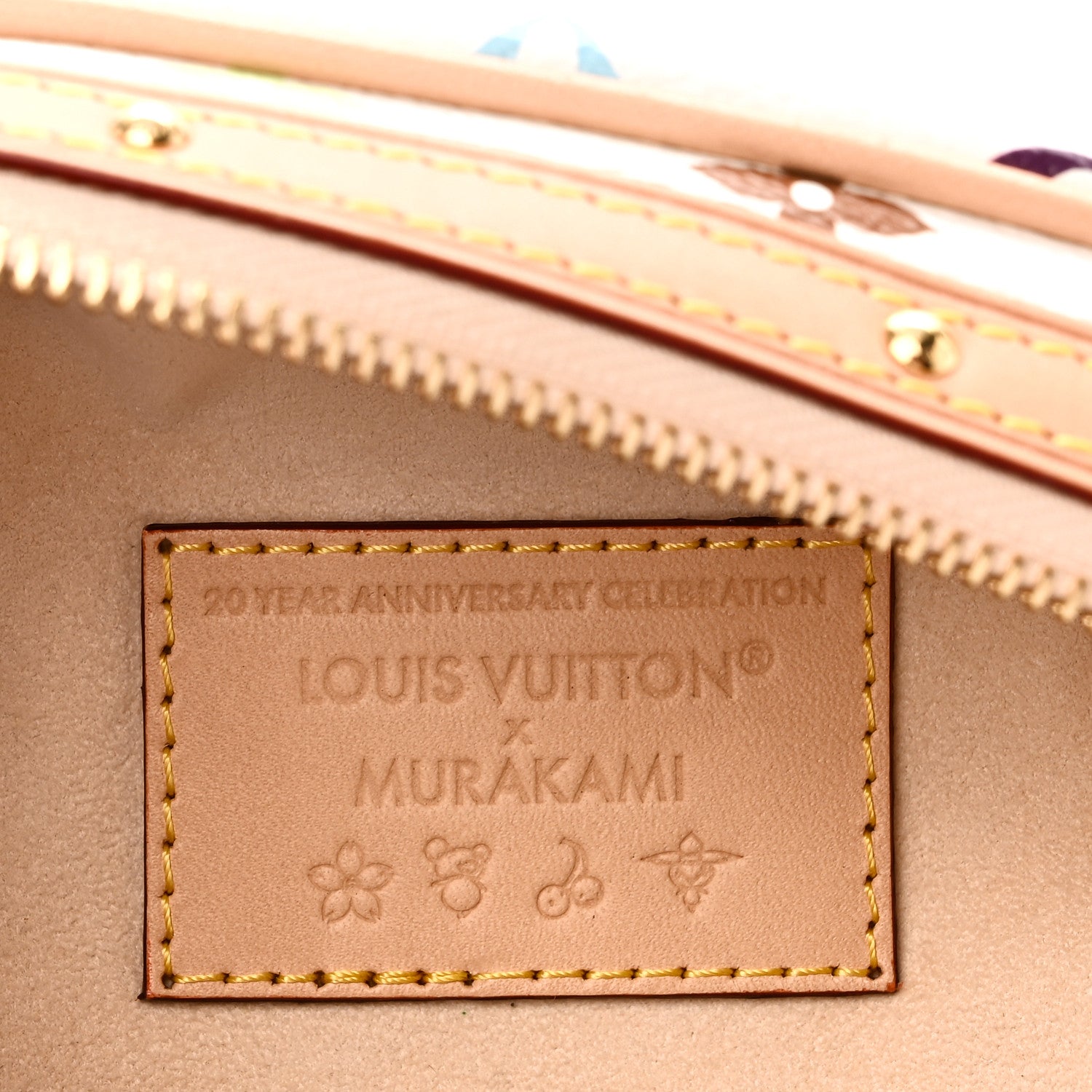 LV X TM Monogram Multicolor High Rise Bumbag White
