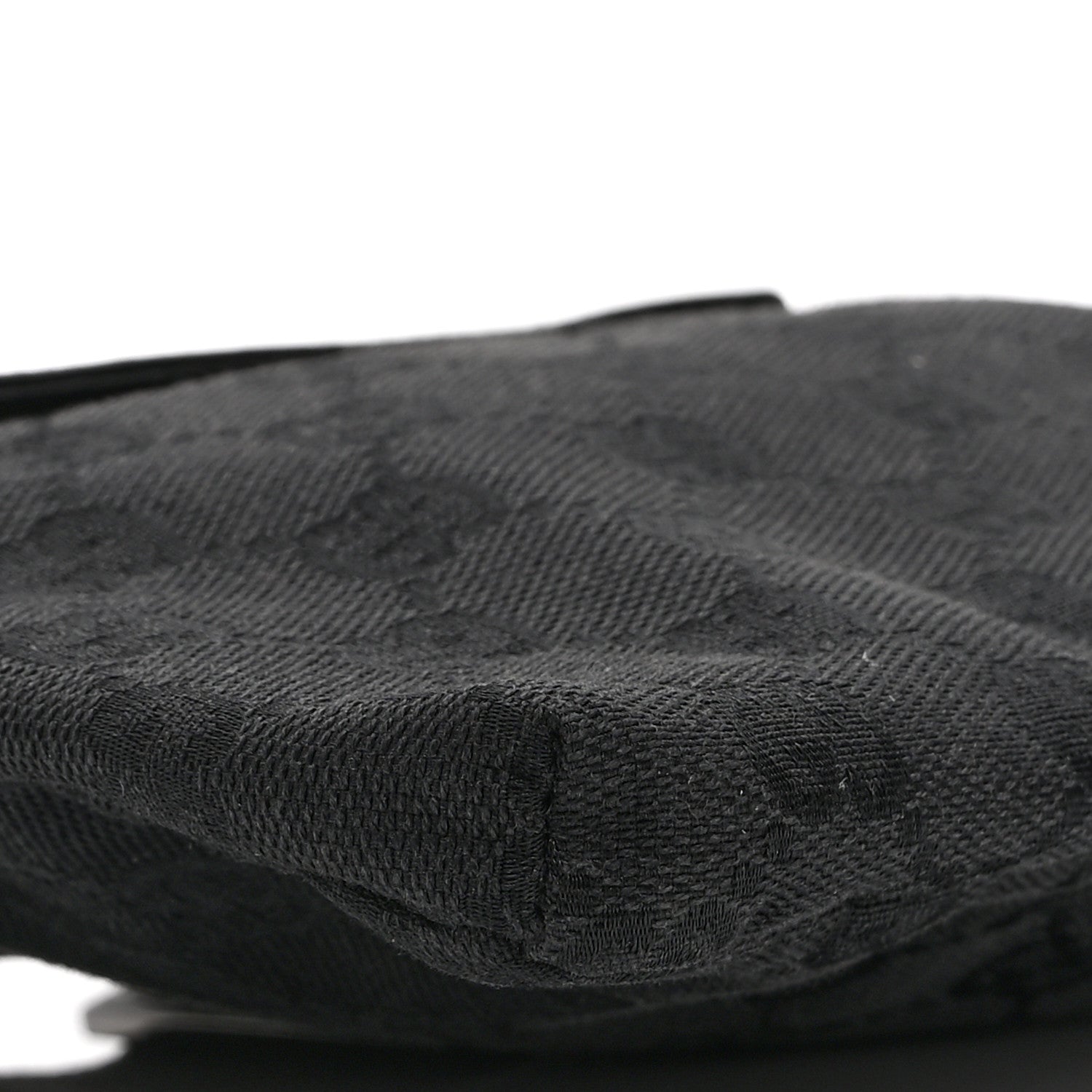 GG Monogram Double Pocket Belt Bag Black