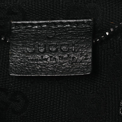 GG Monogram Double Pocket Belt Bag Black
