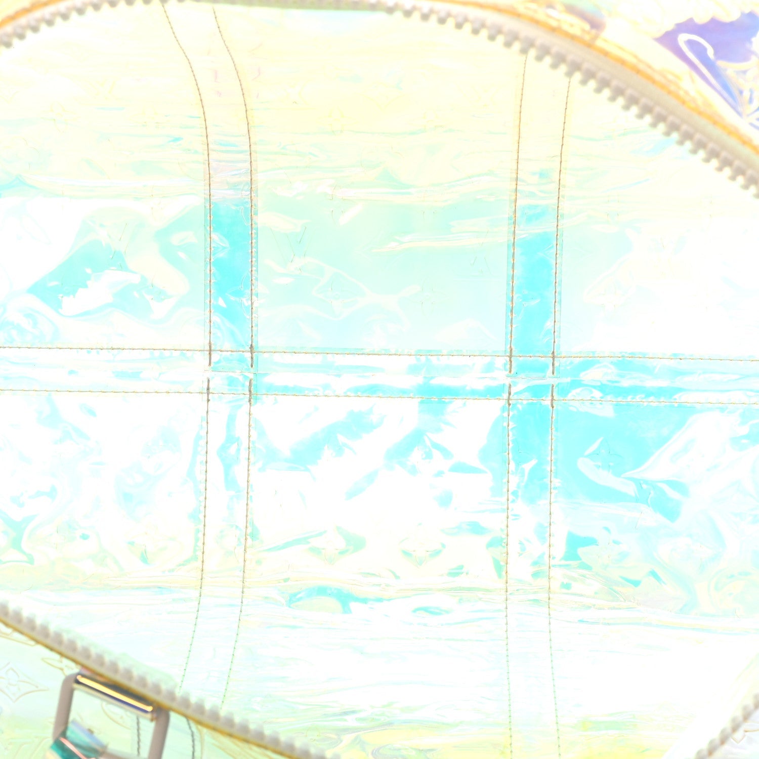 PVC Monogram Keepall Bandouliere 50 Iridescent Prism