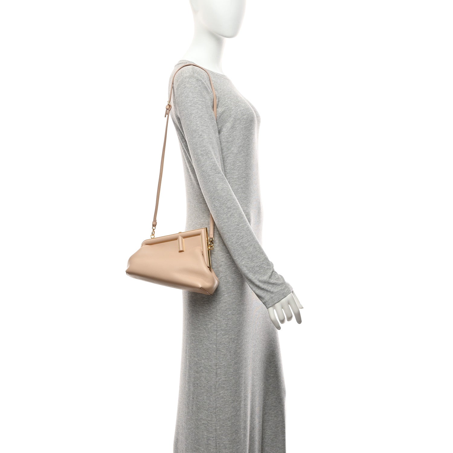 Shiny Nappa Small Fendi First Poudre