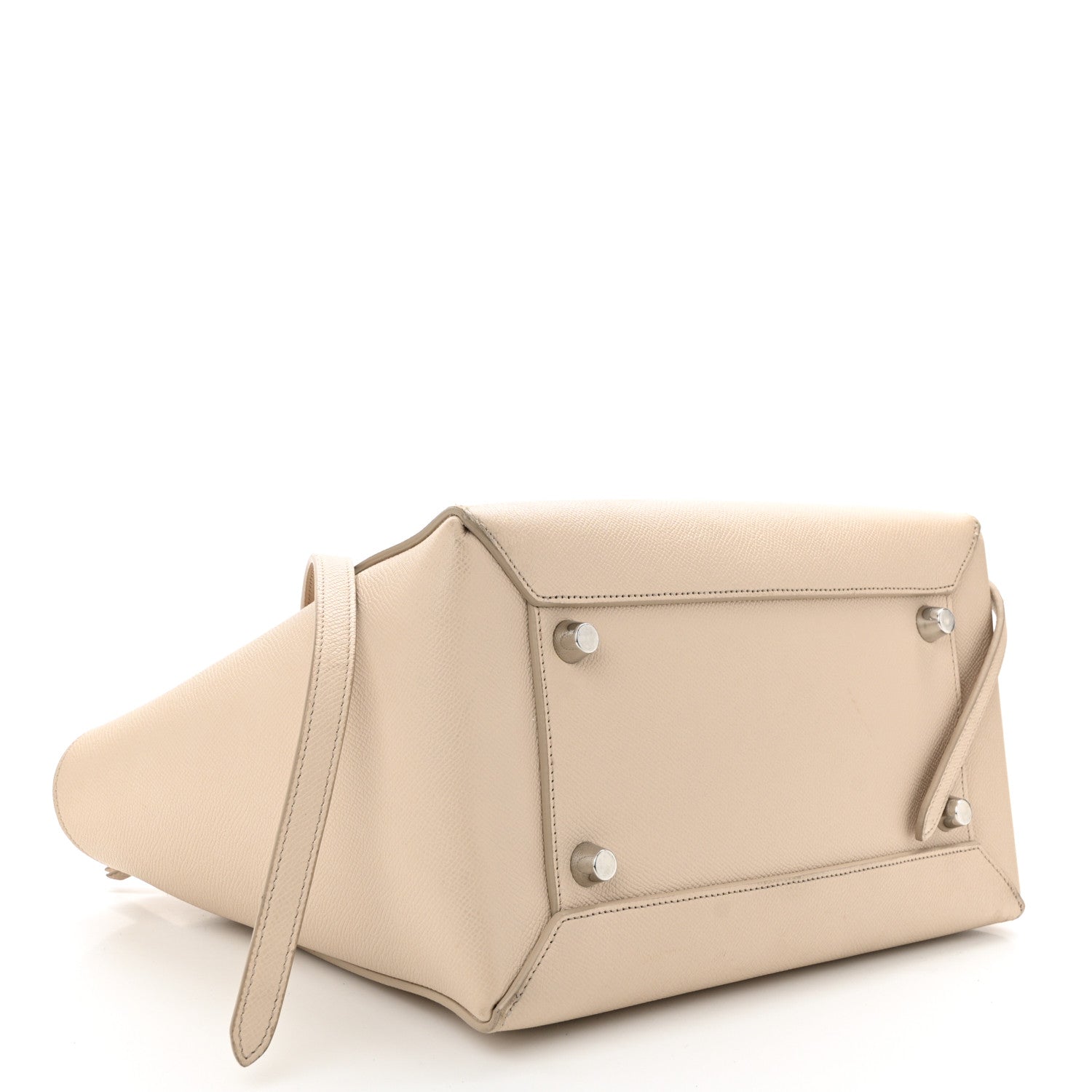 Grained Calfskin Mini Belt Bag Light Taupe
