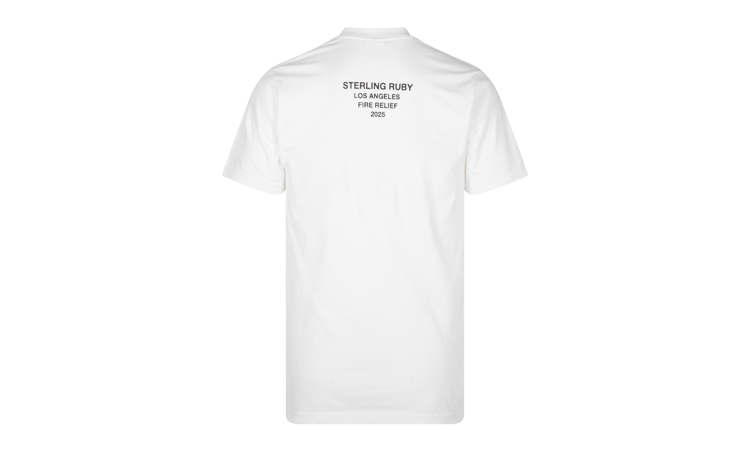 LA Relief Box Logo "White" SU25086
