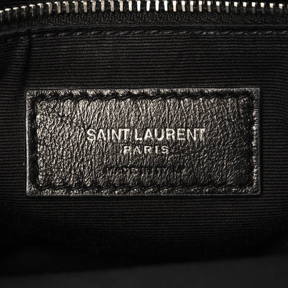 Calfskin Y Quilted Monogram Medium Loulou Chain Satchel Granite