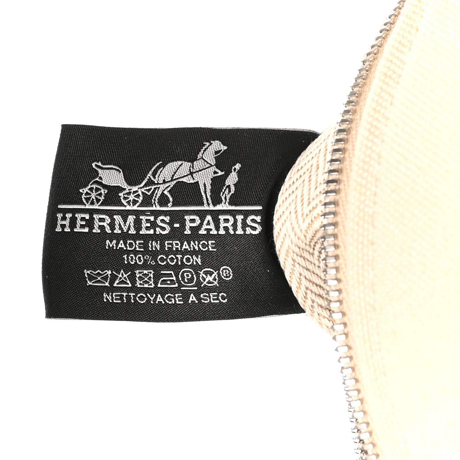 Canvas Large Bride-A-Brac Pouch Natural