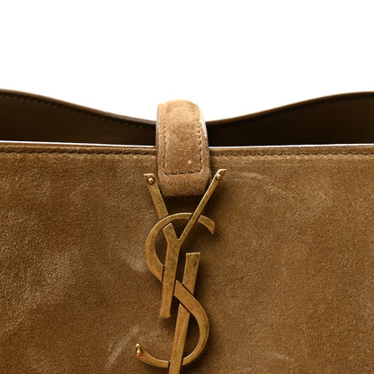 Suede Le 37 Small Bucket Bag Golden Leaf