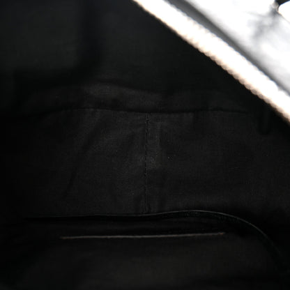 Agneau Arena Small Le Cagole Shoulder Bag Black
