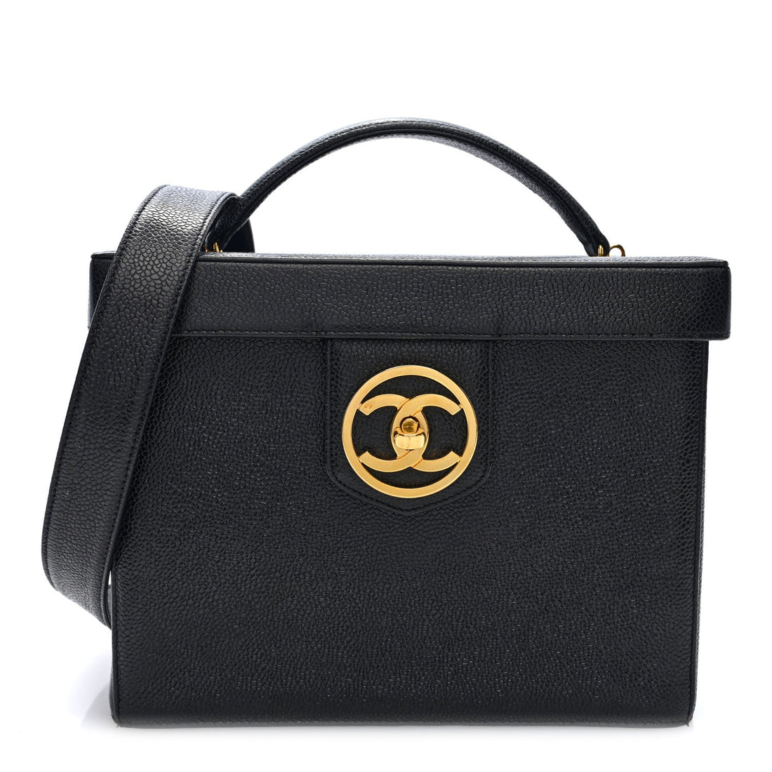 Caviar Vanity Train Case Black