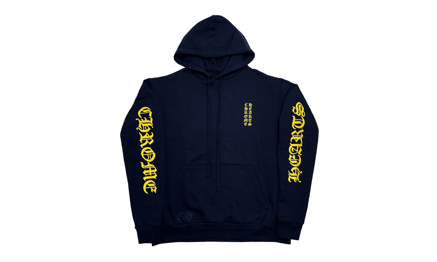Vertical Logo Hoodie "Navy Blue / Yellow" CHRM1216