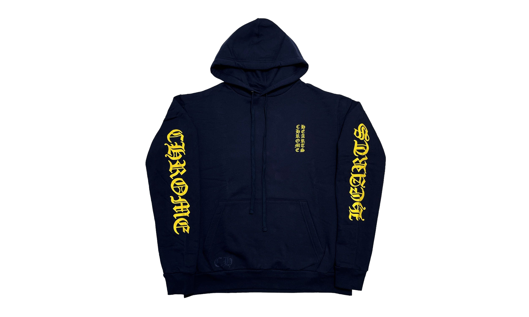 Vertical Logo Hoodie "Navy Blue / Yellow" CHRM1216