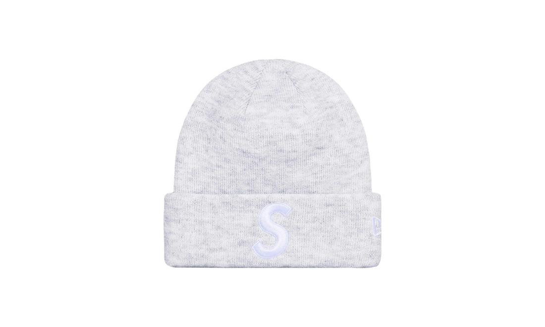 New Era® S Logo Beanie "FW24 Ash Grey" SU986