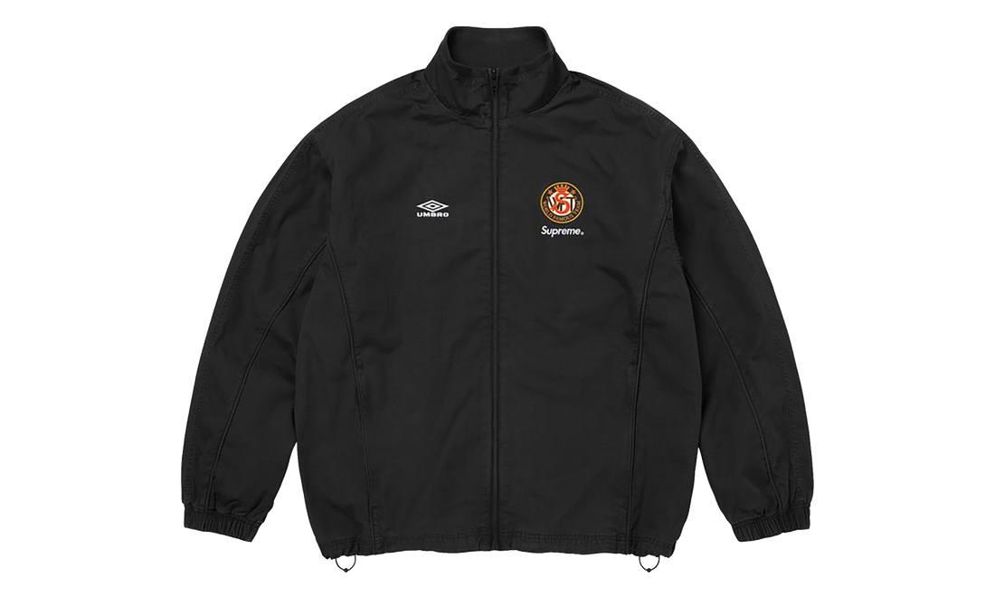 Umbro® Cotton Ripstop Track Jacket "SS26 - Black" SU27026