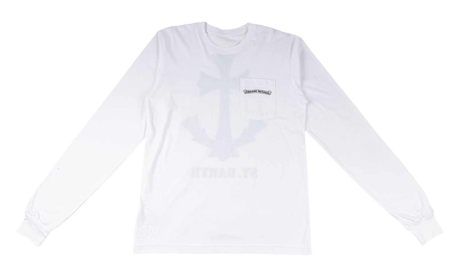 St. Barth Exclusive Cross Logo L/S "White" CHRM1544