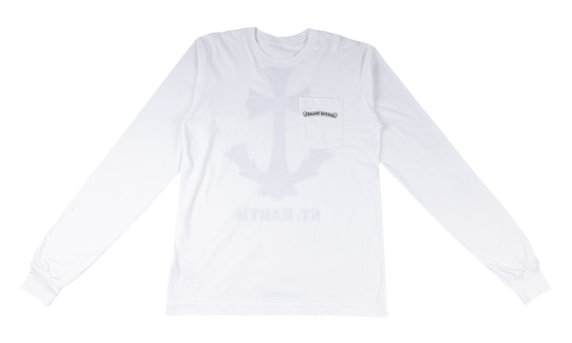 St. Barth Exclusive Cross Logo L/S "White" CHRM1544
