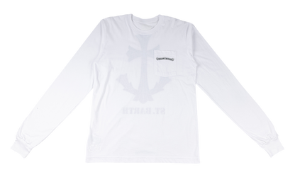 St. Barth Exclusive Cross Logo L/S "White" CHRM1544