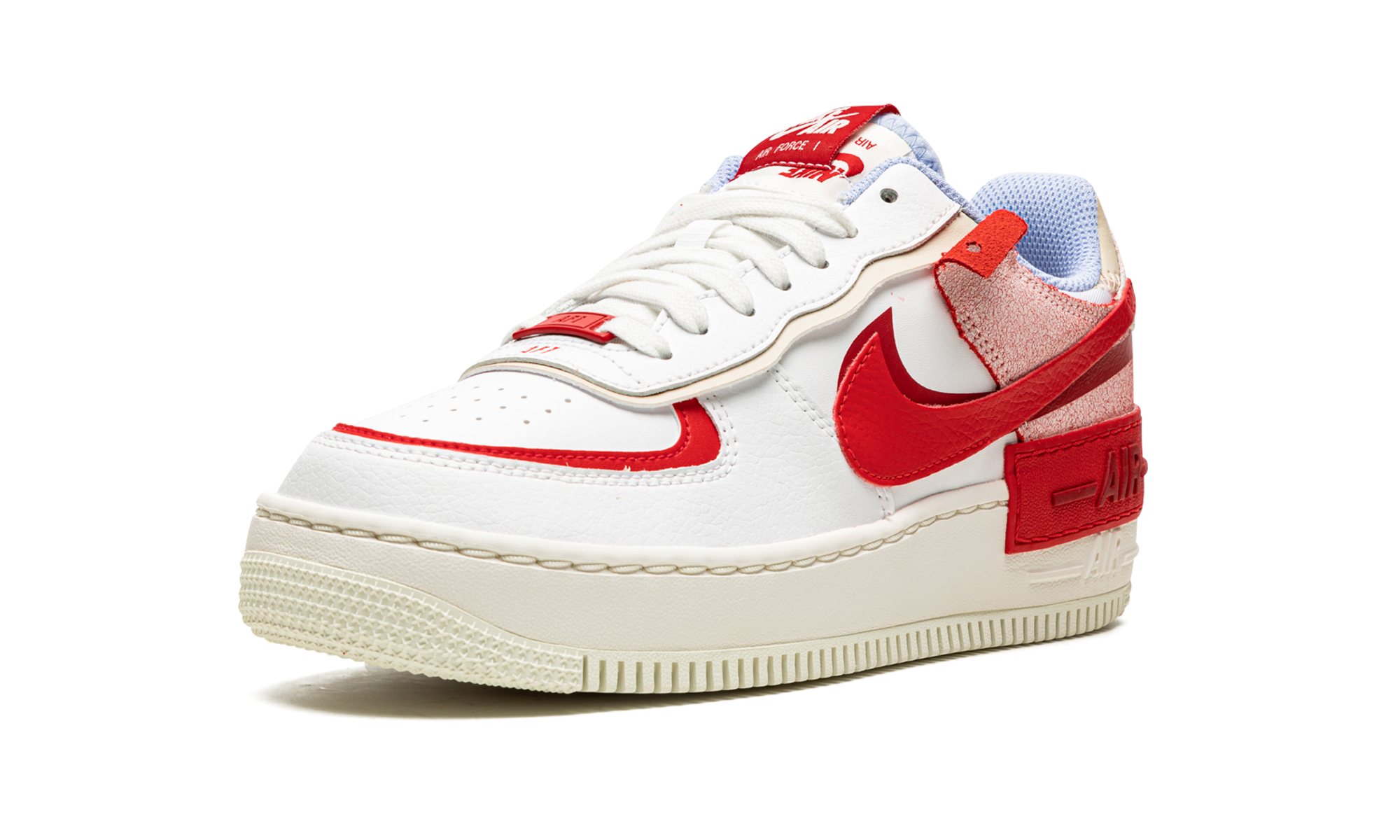 AIR FORCE 1 LO SHADO MNS WMNS "Red Cracked Leather" CI0919 108