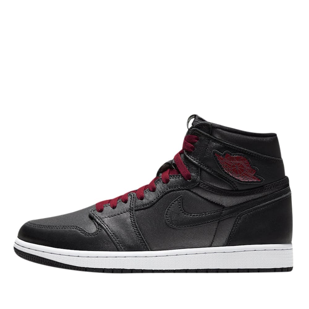 Jordan 1 Retro High Black Satin Gym Red Main image