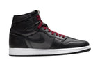 Jordan 1 Retro High Black Satin Gym Red