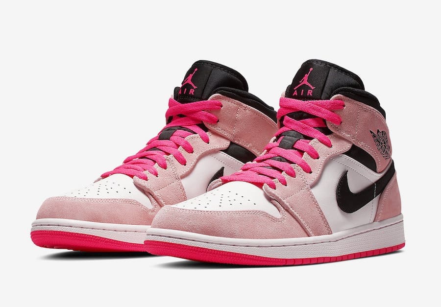 Jordan 1 Mid SE Crimson Tint Hyper Pink Secondary image