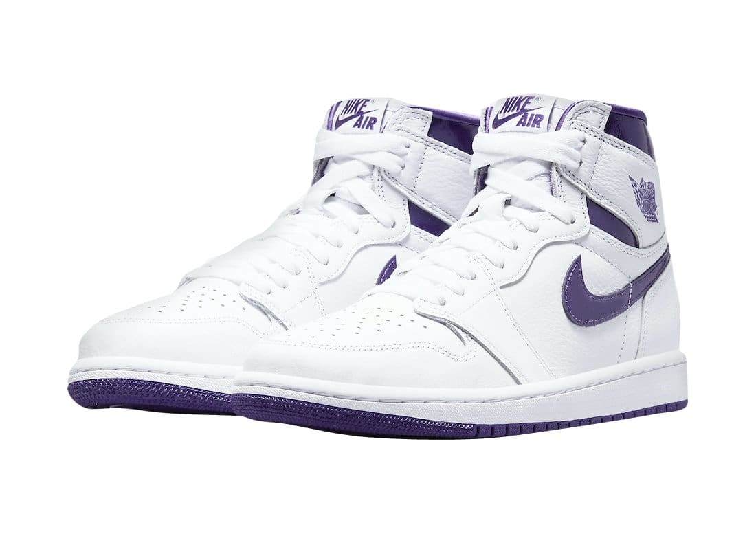 Jordan 1 Retro High OG White Court Purple Secondary image