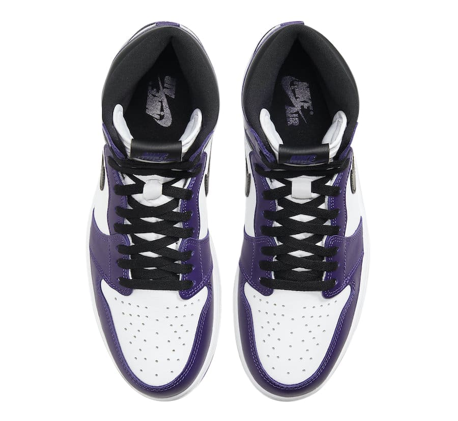 Jordan 1 Retro High OG White Court Purple