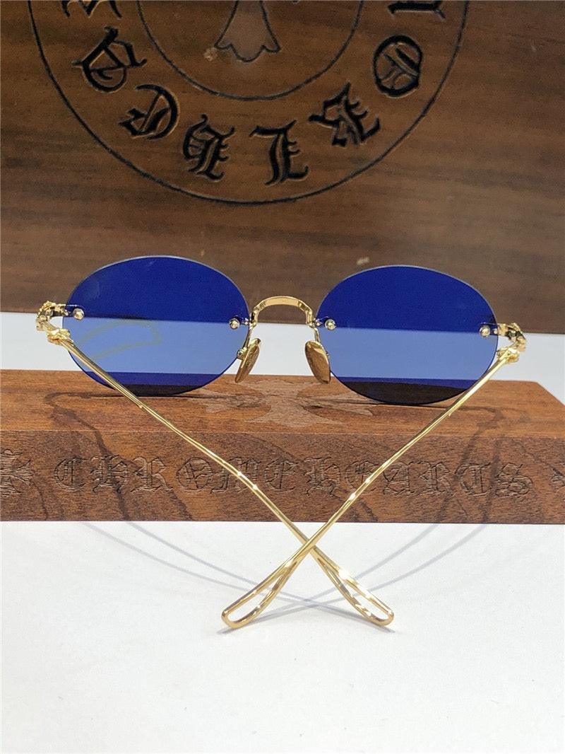 Chrome Hearts SINNERGASM oval round tinted Sunglasses✨