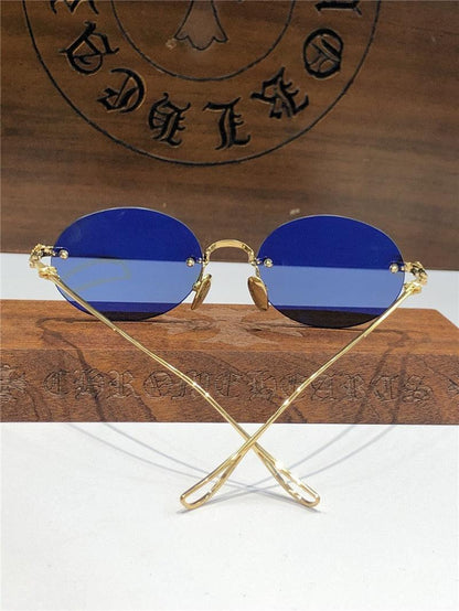Chrome Hearts SINNERGASM oval round tinted Sunglasses✨