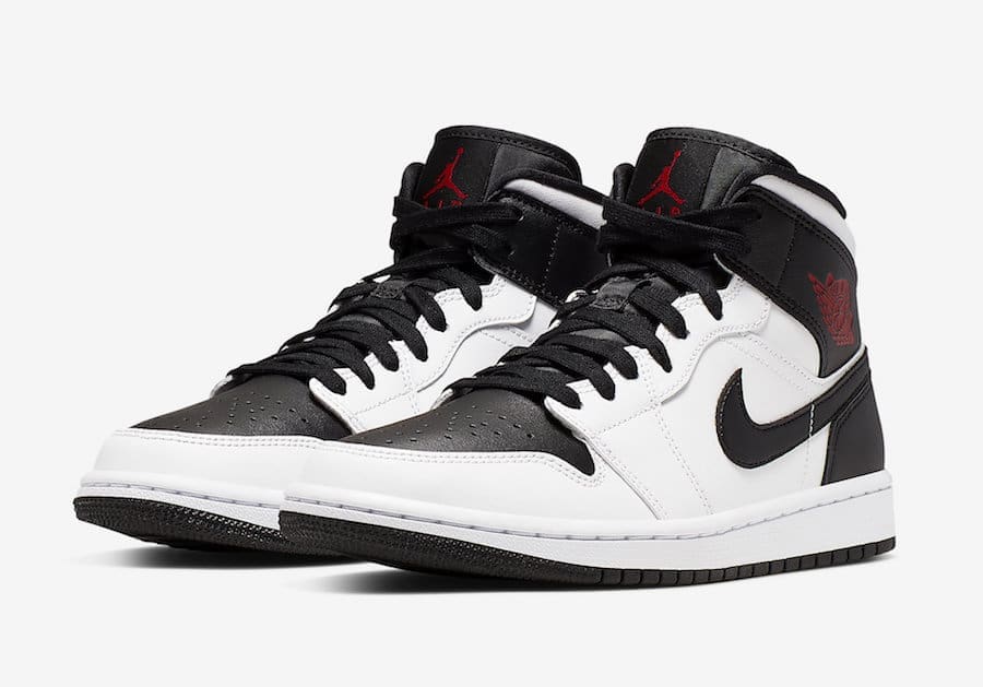 Jordan 1 Retro Mid Reverse Black Toe (W) Secondary image